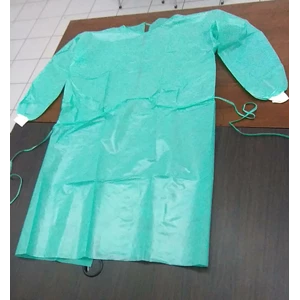 Spunbond PPPE Non woven 40 Laminasi Surgical Gown